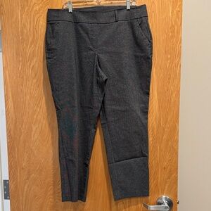 Simply Vera Vera Wang Charcoal Ankle Pants